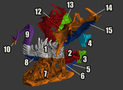 Cave Dragon - Print Your Monsters | 28mm and 32mm | Wargaming | DnD | Tabletop Roleplaying