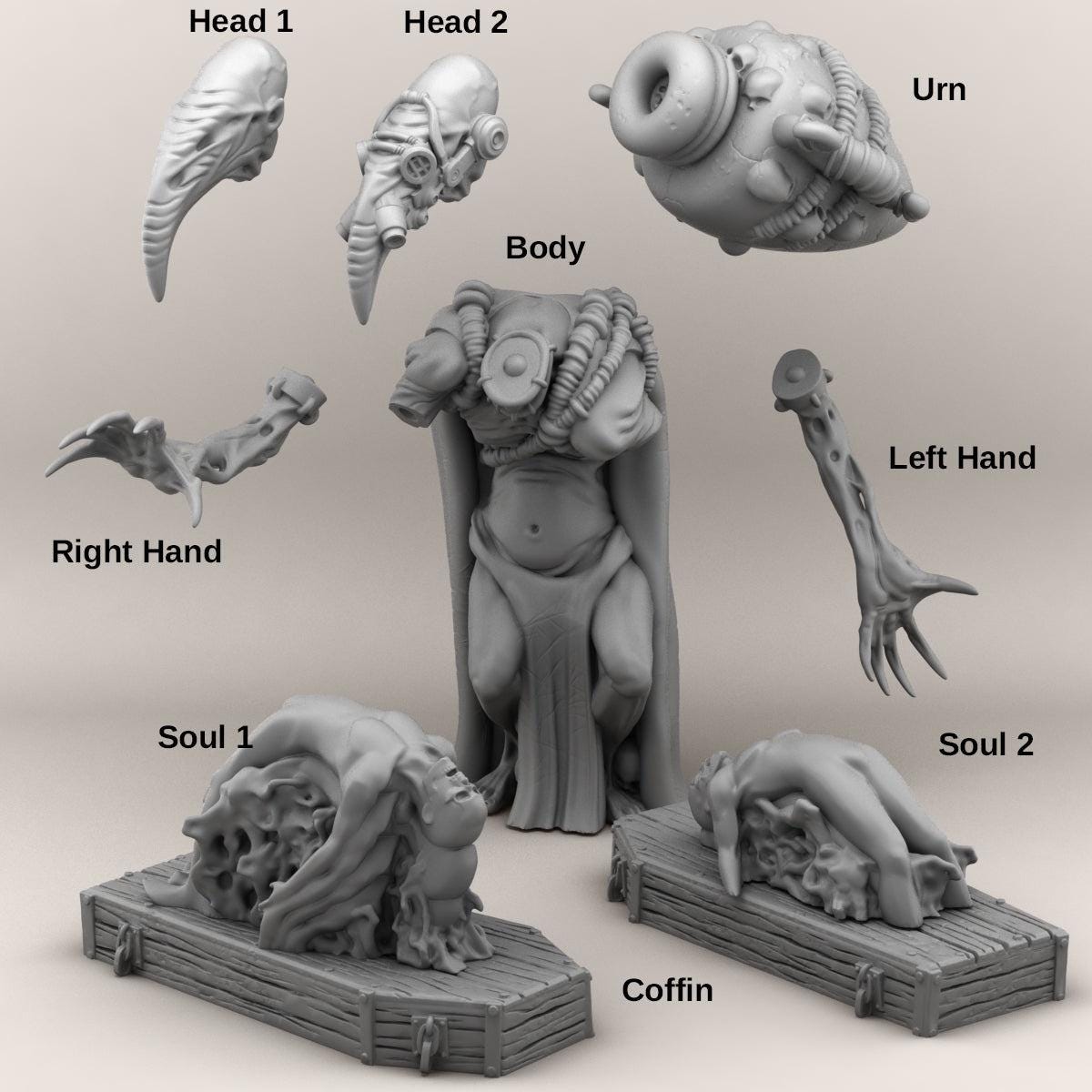 Soul Collector - Print Your Monsters | 28mm and 32mm | Wargaming | DnD | Tabletop Roleplaying