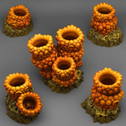Infernal Chimneys - Fantastic Plants and Rocks | 28mm and 32mm | Wargaming | DnD | Tabletop Roleplaying