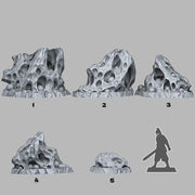 Alien Spider Nests - Fantastic Plants and Rocks | 28mm and 32mm | Wargaming | DnD | Tabletop Roleplaying