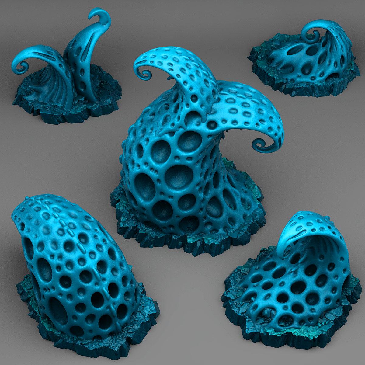 Venomous Abyss Aberration - Fantastic Plants and Rocks | 28mm and 32mm | Wargaming | DnD | Tabletop Roleplaying