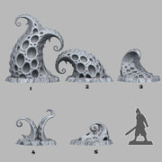 Venomous Abyss Aberration - Fantastic Plants and Rocks | 28mm and 32mm | Wargaming | DnD | Tabletop Roleplaying