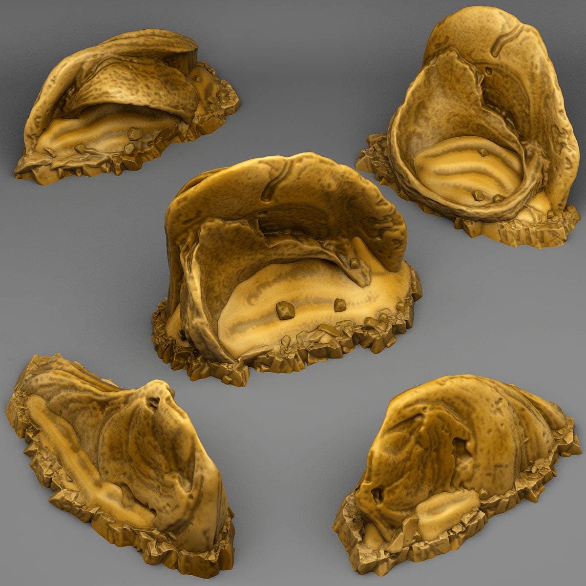 Sharp Desert Stones - Fantastic Plants and Rocks | 28mm and 32mm | Wargaming | DnD | Tabletop Roleplaying