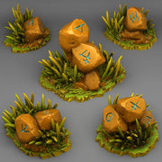 Runic Stones - Fantastic Plants and Rocks | 28mm and 32mm | Wargaming | DnD | Tabletop Roleplaying