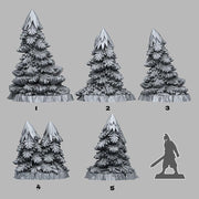 Pine Trees - Fantastic Plants and Rocks | 28mm and 32mm | Wargaming | DnD | Tabletop Roleplaying