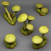 Toxic Mushrooms - Fantastic Plants and Rocks | 28mm and 32mm | Wargaming | DnD | Tabletop Roleplaying