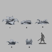 Crystal Tropical Plants - Fantastic Plants and Rocks | 28mm and 32mm | Wargaming | DnD | Tabletop Roleplaying