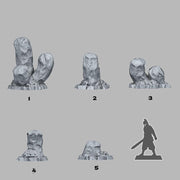 Cactus from Mars - Fantastic Plants and Rocks | 28mm and 32mm | Wargaming | DnD | Tabletop Roleplaying