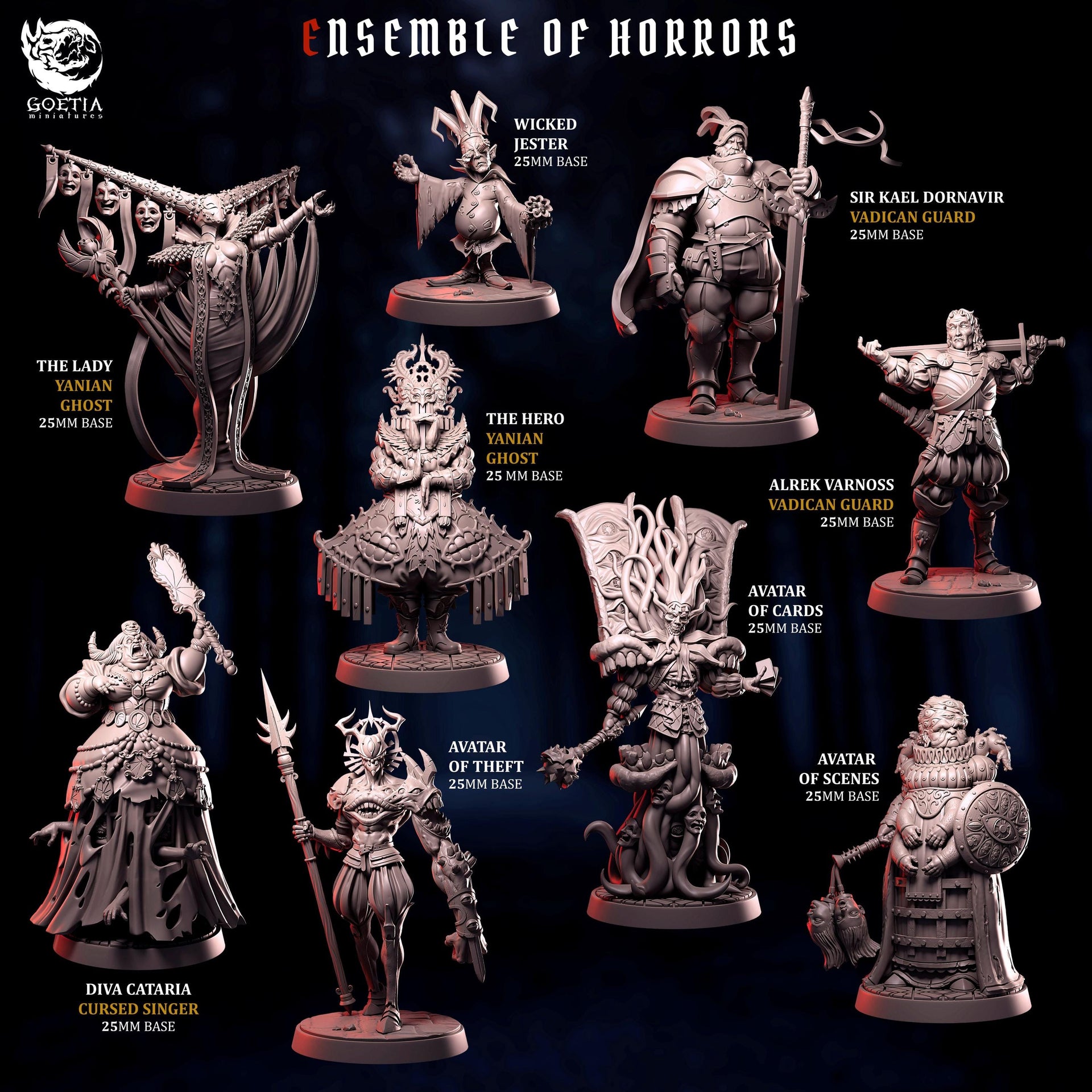 Alrek Varnoss, Vadican Guard - Goetia Miniatures | 28mm and 32mm | Wargaming | DnD | Tabletop Roleplaying