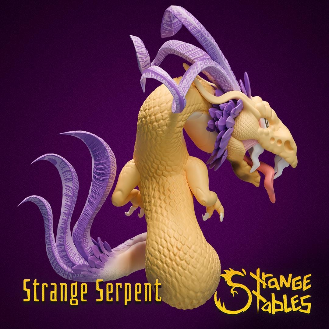 Strange Serpent - Strange Stables | 28mm and 32mm | Wargaming | DnD | Tabletop Roleplaying
