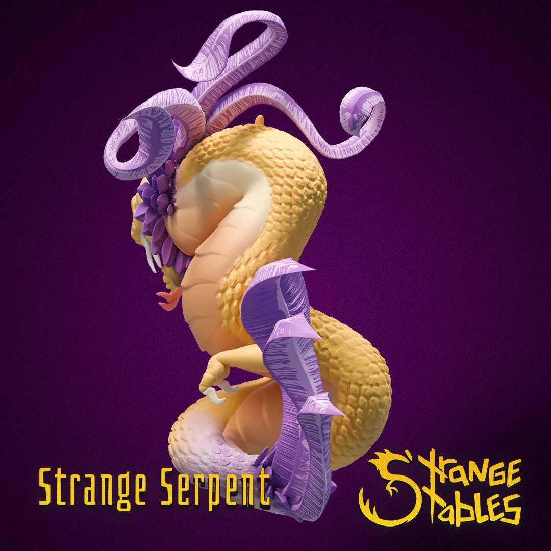 Strange Serpent - Strange Stables | 28mm and 32mm | Wargaming | DnD | Tabletop Roleplaying