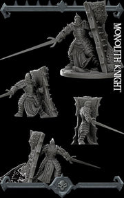 Monolith Knight - Rocket Pig Games | 28mm and 32mm | Wargaming | DnD | Tabletop Roleplaying