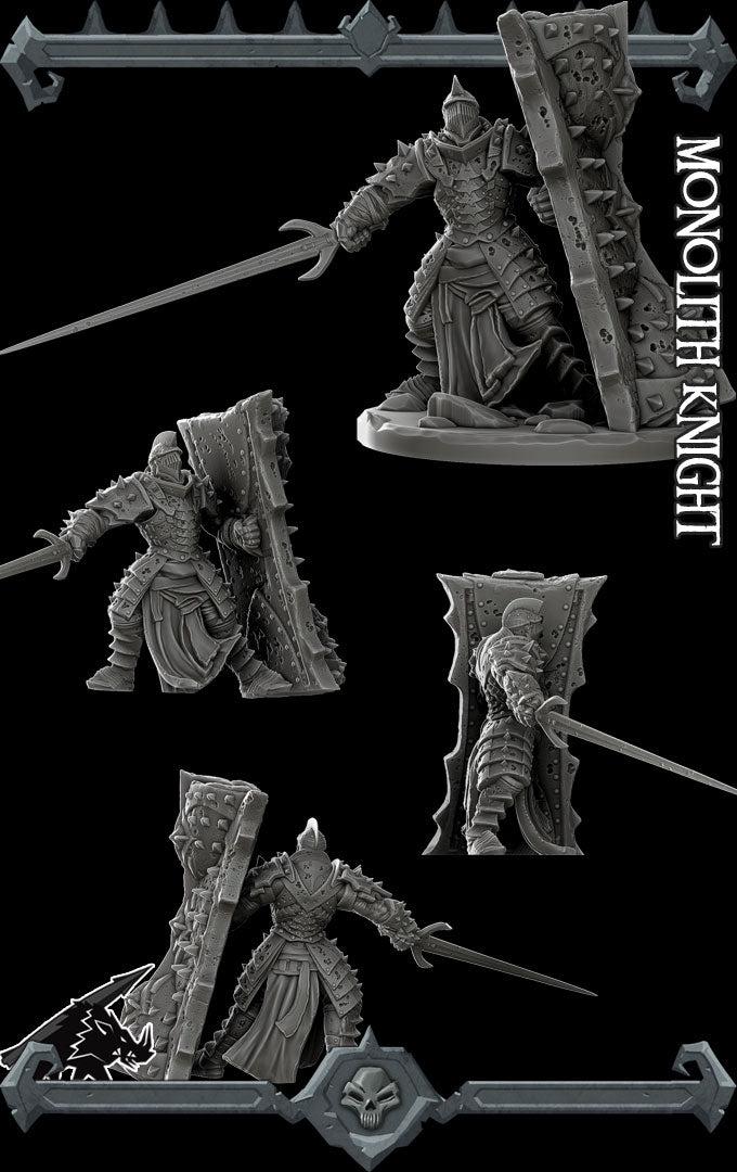 Monolith Knight - Rocket Pig Games | 28mm and 32mm | Wargaming | DnD | Tabletop Roleplaying