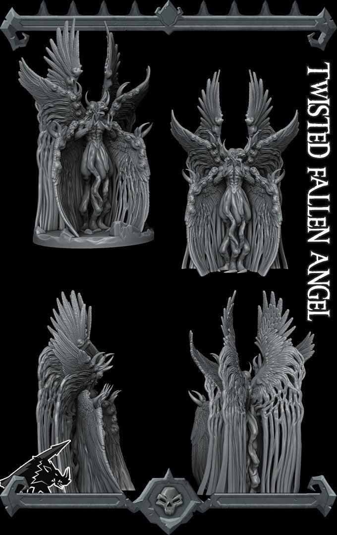 Twisted Fallen Angel - Rocket Pig Games | 28mm and 32mm | Wargaming | DnD | Tabletop Roleplaying