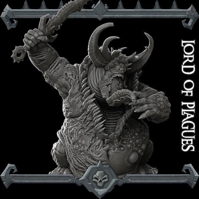 Lord Of Plagues - Rocket Pig Games | 28mm and 32mm | Wargaming | DnD | Tabletop Roleplaying