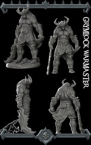 Grymlock Warmaster - Rocket Pig Games | 28mm and 32mm | Wargaming | DnD | Tabletop Roleplaying