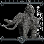 Frost Giant Mammoth Rider - Rocket Pig Games | 28mm and 32mm | Wargaming | DnD | Tabletop Roleplaying