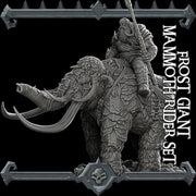 Frost Giant Mammoth Rider - Rocket Pig Games | 28mm and 32mm | Wargaming | DnD | Tabletop Roleplaying