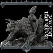 Darkspirit Tiger Rider - Rocket Pig Games | 28mm and 32mm | Wargaming | DnD | Tabletop Roleplaying