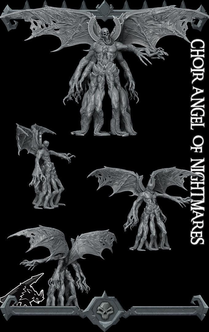 Choir Angel Of Nightmares - Rocket Pig Games | 28mm and 32mm | Wargaming | DnD | Tabletop Roleplaying