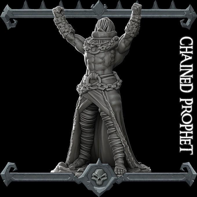 Chained Prophet - Rocket Pig Games | 28mm and 32mm | Wargaming | DnD | Tabletop Roleplaying