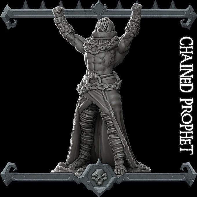 Chained Prophet - Rocket Pig Games | 28mm and 32mm | Wargaming | DnD | Tabletop Roleplaying