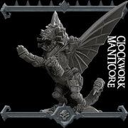 Clockwork Manticore - Rocket Pig Games | 28mm and 32mm | Wargaming | DnD | Tabletop Roleplaying