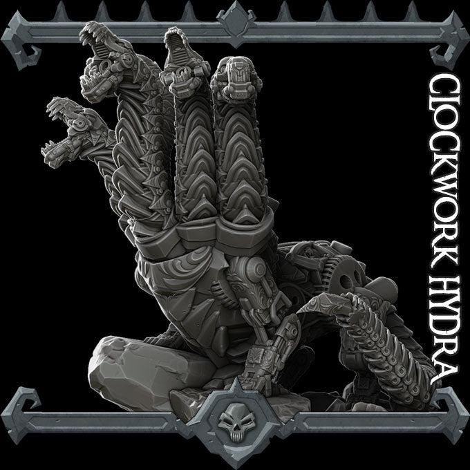 Clockwork Hydra - Rocket Pig Games | 28mm and 32mm | Wargaming | DnD | Tabletop Roleplaying