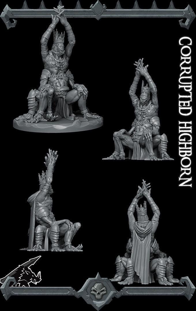 Corrupted Highborn - Rocket Pig Games | 28mm and 32mm | Wargaming | DnD | Tabletop Roleplaying