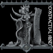 Contractual Fiend - Rocket Pig Games | 28mm and 32mm | Wargaming | DnD | Tabletop Roleplaying