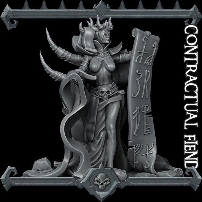 Contractual Fiend - Rocket Pig Games | 28mm and 32mm | Wargaming | DnD | Tabletop Roleplaying