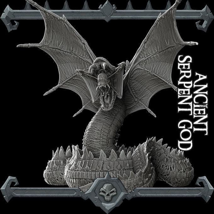 Ancient Serpent God - Rocket Pig Games | 28mm and 32mm | Wargaming | DnD | Tabletop Roleplaying