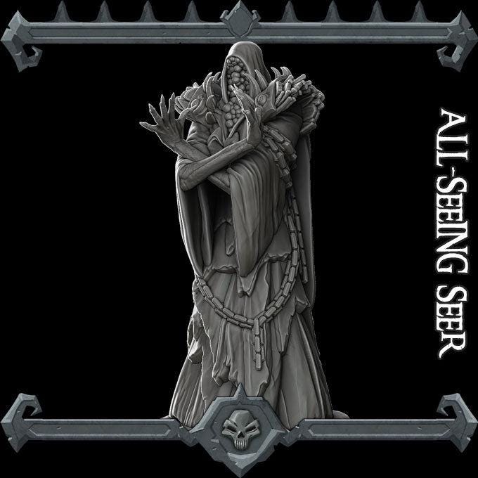 All Seeing Seer - Rocket Pig Games | 28mm and 32mm | Wargaming | DnD | Tabletop Roleplaying