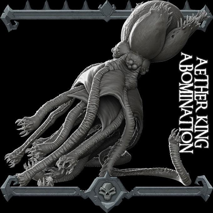 Aether king abomination, Psychic Space Octopus - Rocket Pig Games | 28mm and 32mm | Wargaming | DnD | Tabletop Roleplaying