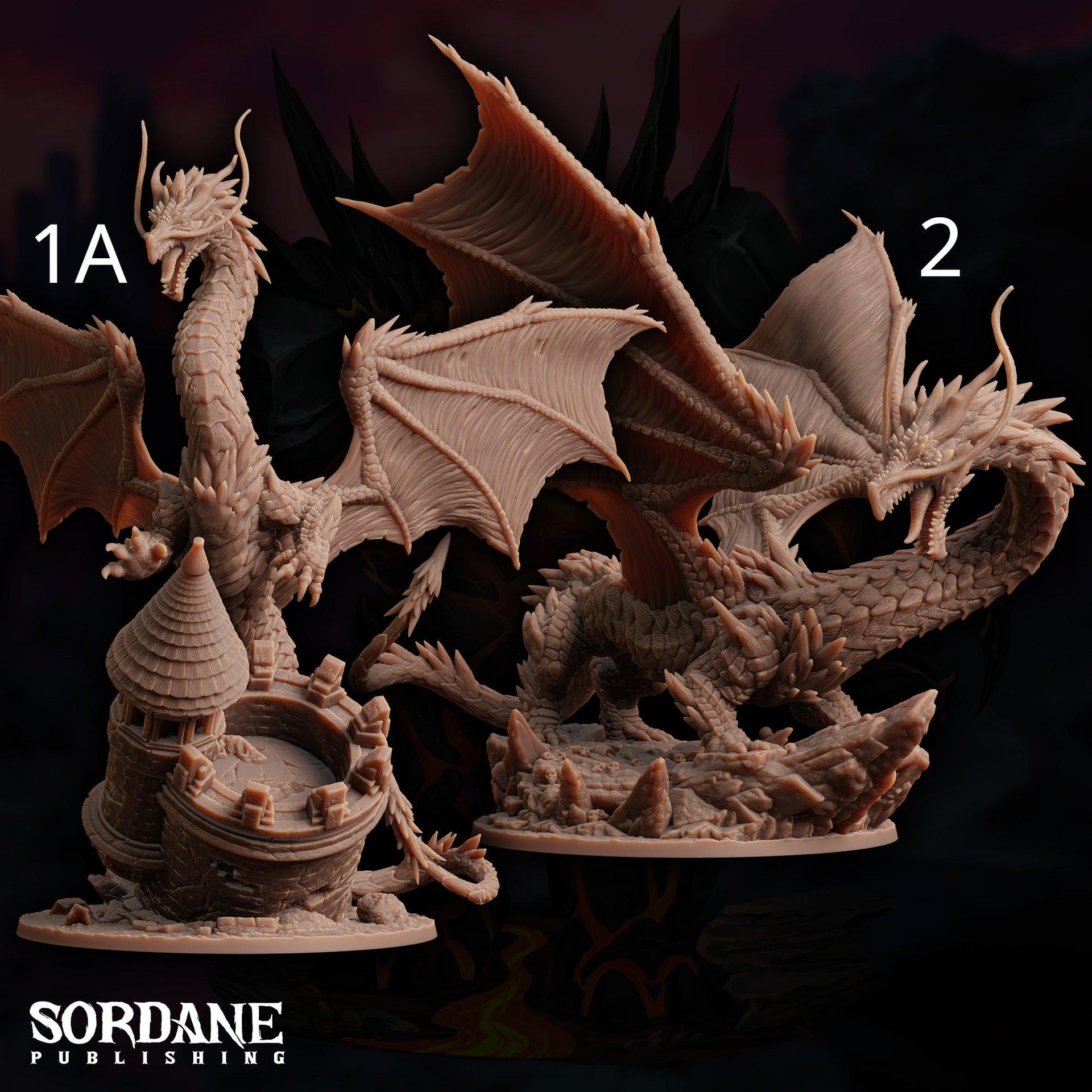 Arriax Dragon - Sordane Publishing | 28mm and 32mm | Wargaming | DnD | Tabletop Roleplaying