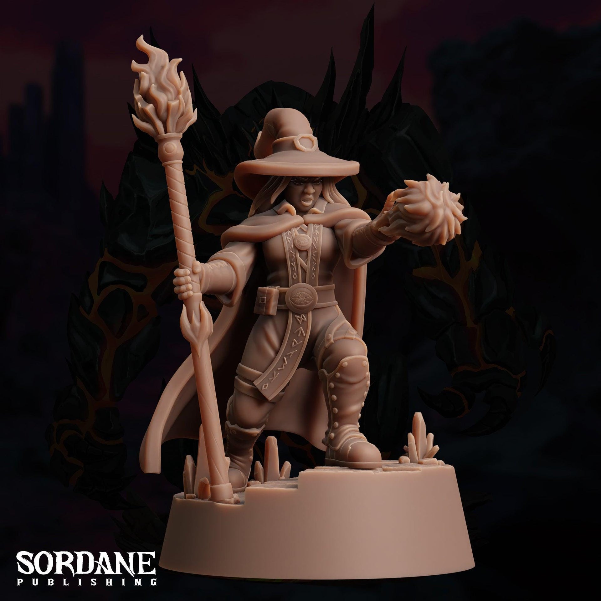 Astrar Dwarf Sky Wizard - Sordane Publishing | 28mm and 32mm | Wargaming | DnD | Tabletop Roleplaying