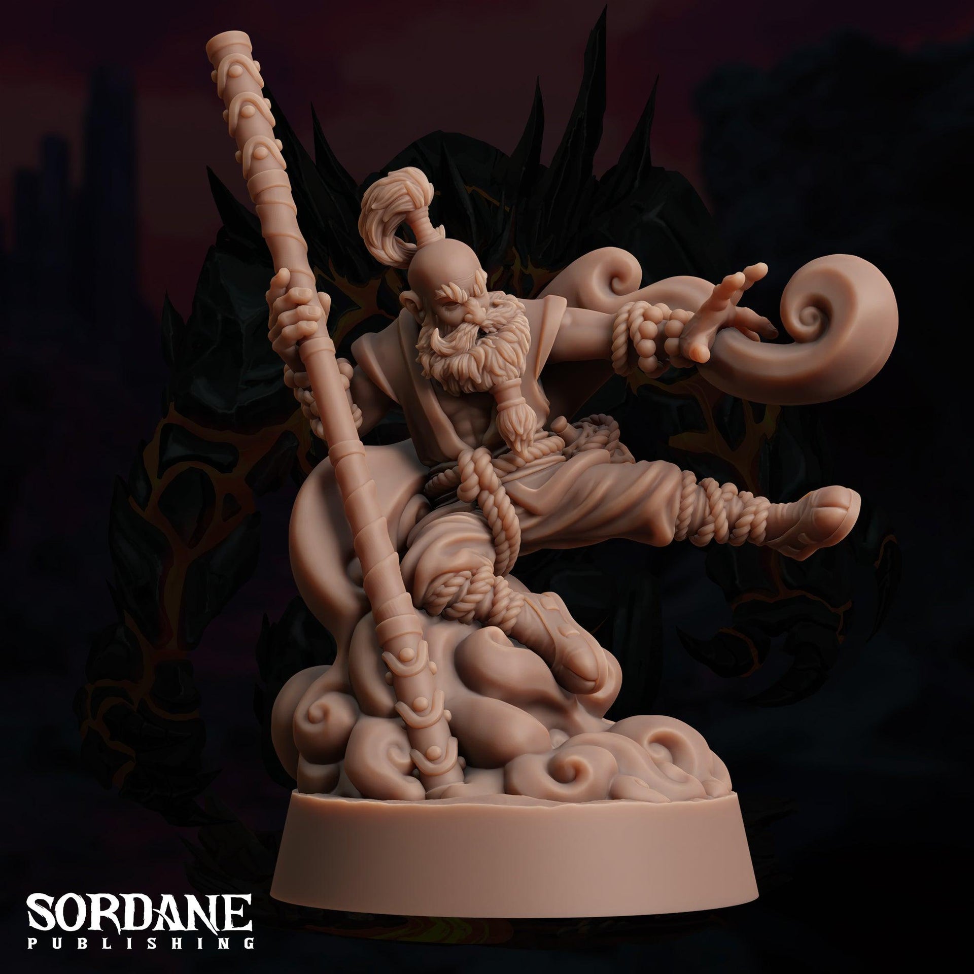 Astrar Dwarf Sky Monk - Sordane Publishing | 28mm and 32mm | Wargaming | DnD | Tabletop Roleplaying