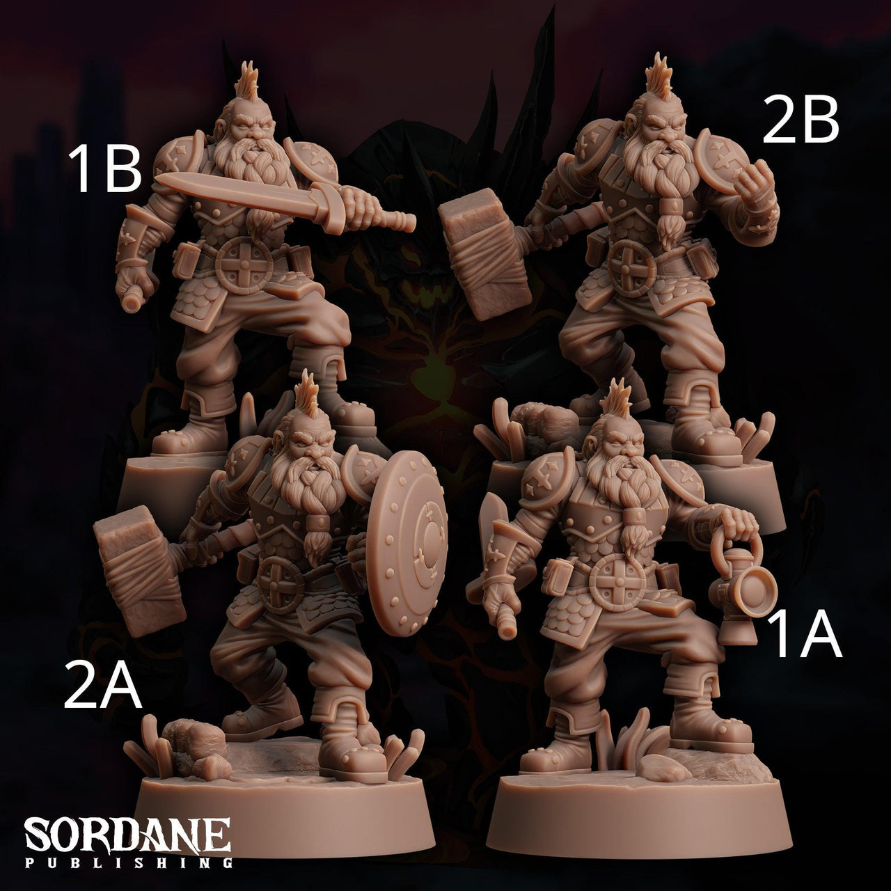 Astrar Dwarf Sky Fighter- Sordane Publishing | 28mm and 32mm | Wargaming | DnD | Tabletop Roleplaying