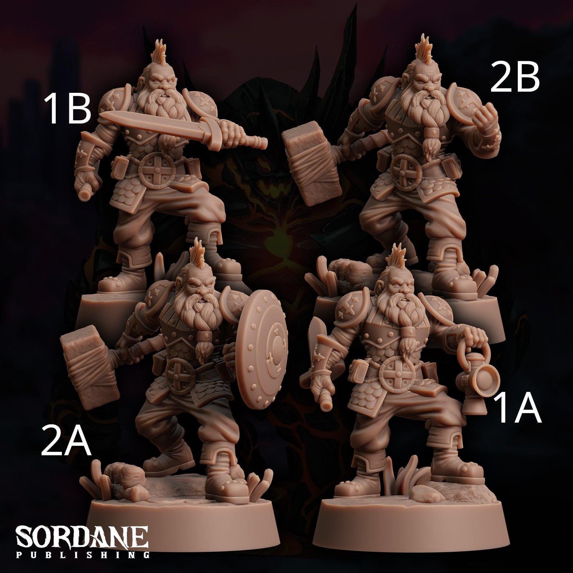 Astrar Dwarf Sky Fighter- Sordane Publishing | 28mm and 32mm | Wargaming | DnD | Tabletop Roleplaying