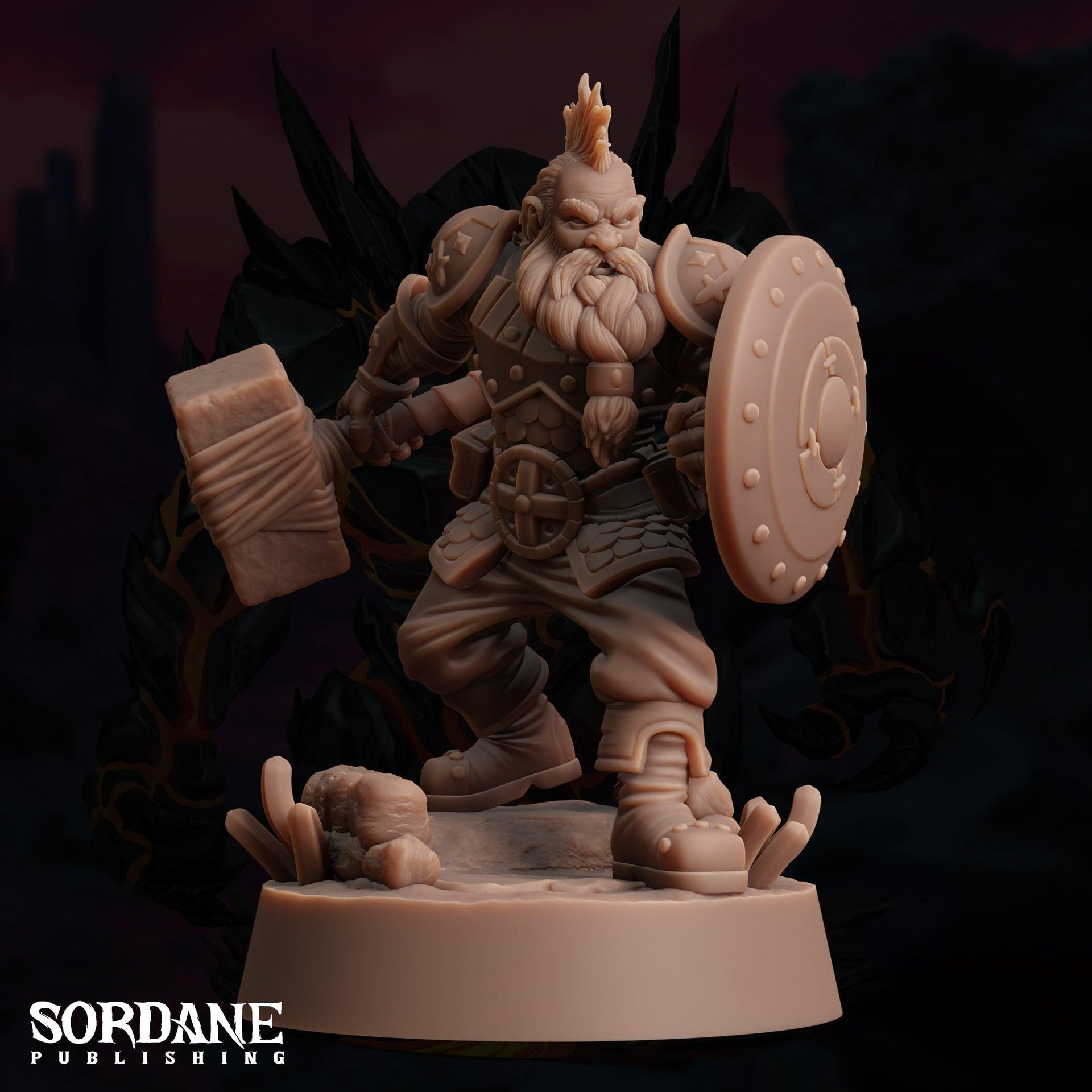 Astrar Dwarf Sky Fighter- Sordane Publishing | 28mm and 32mm | Wargaming | DnD | Tabletop Roleplaying