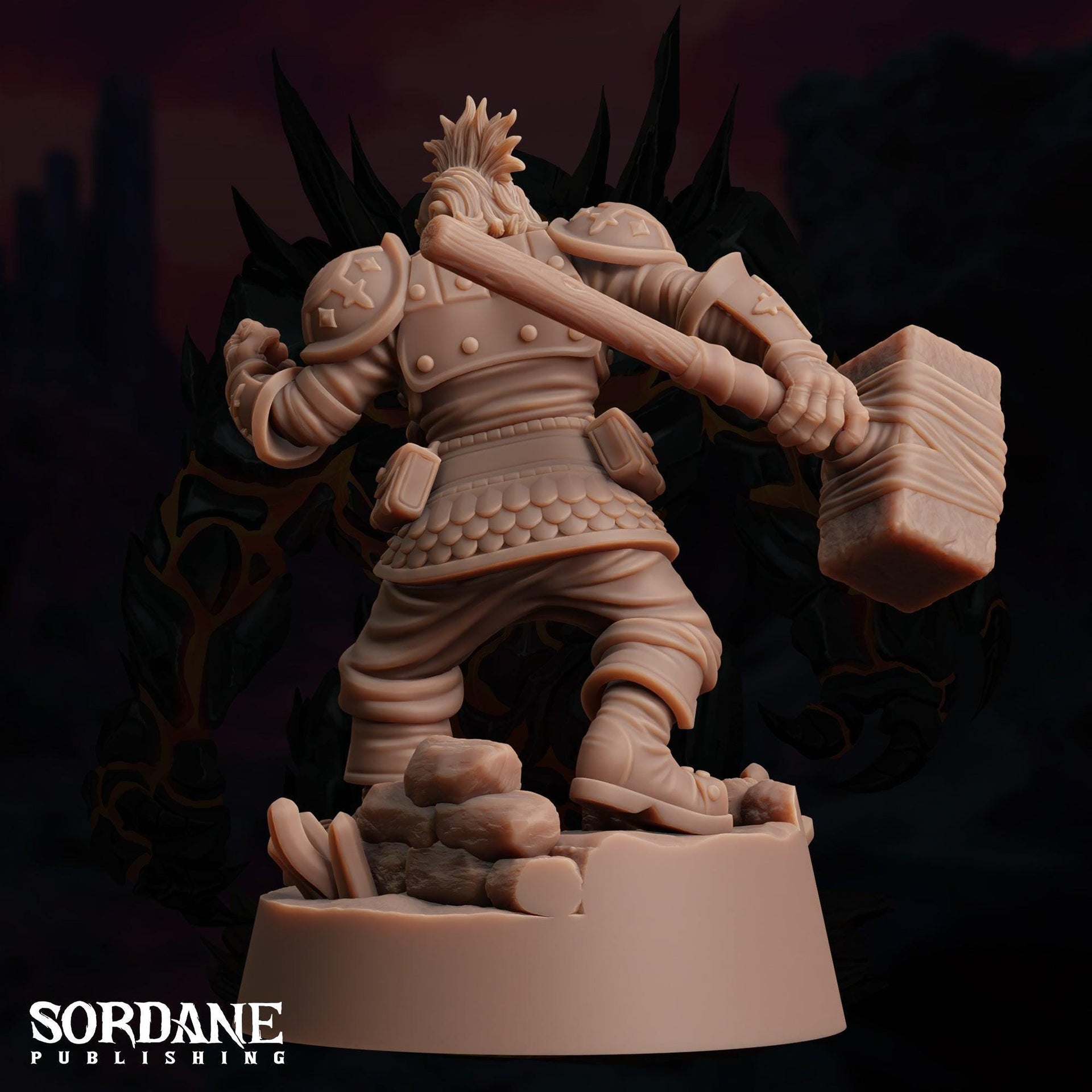 Astrar Dwarf Sky Fighter- Sordane Publishing | 28mm and 32mm | Wargaming | DnD | Tabletop Roleplaying