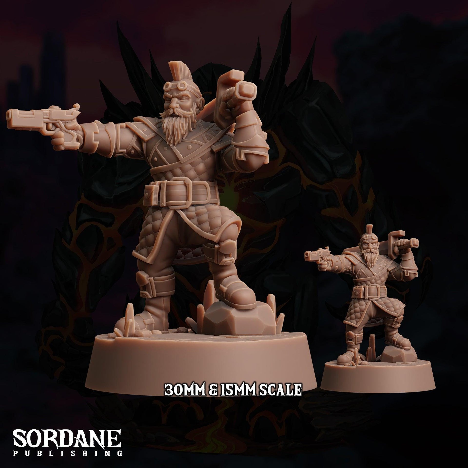 Astrar Dwarf Sky Artificer- Sordane Publishing | 28mm and 32mm | Wargaming | DnD | Tabletop Roleplaying