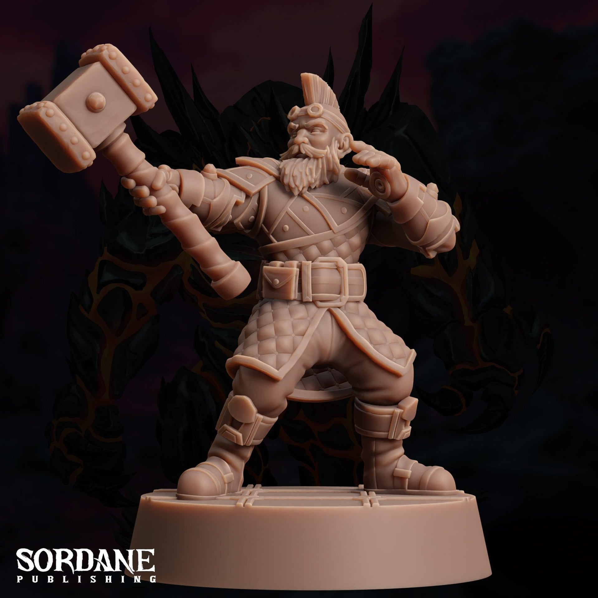 Astrar Dwarf Sky Artificer- Sordane Publishing | 28mm and 32mm | Wargaming | DnD | Tabletop Roleplaying