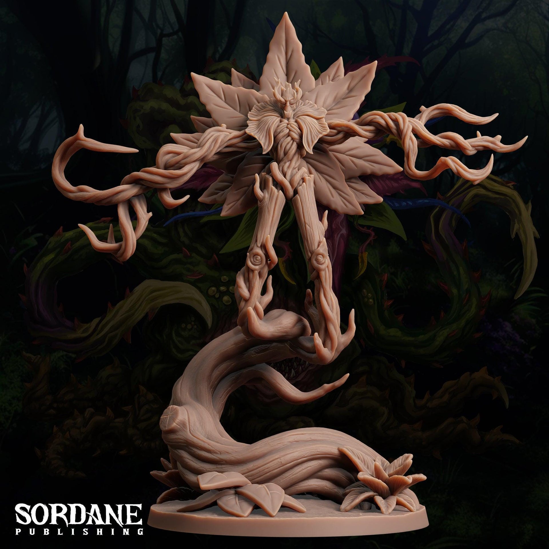 Errocerus Woodkeeper, Giant Plantfolk Guardian - Sordane Publishing | 28mm and 32mm | Wargaming | DnD | Tabletop Roleplaying