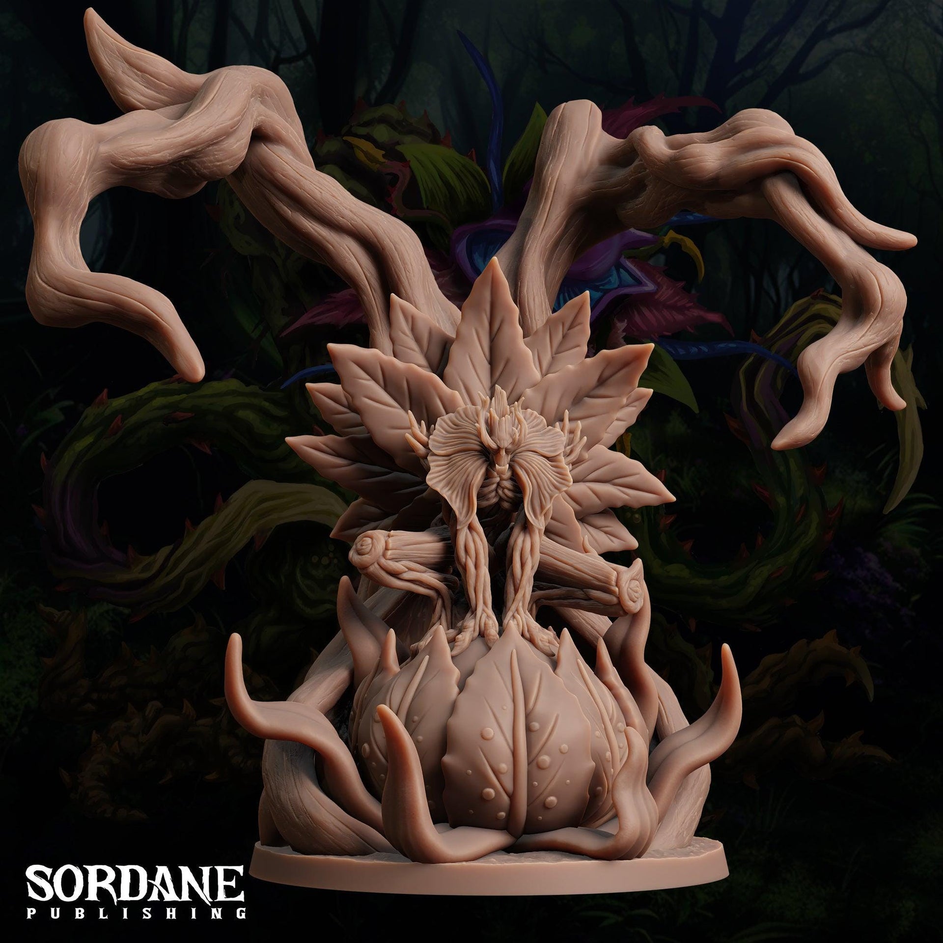 Errocerus Woodkeeper, Giant Plantfolk Guardian - Sordane Publishing | 28mm and 32mm | Wargaming | DnD | Tabletop Roleplaying
