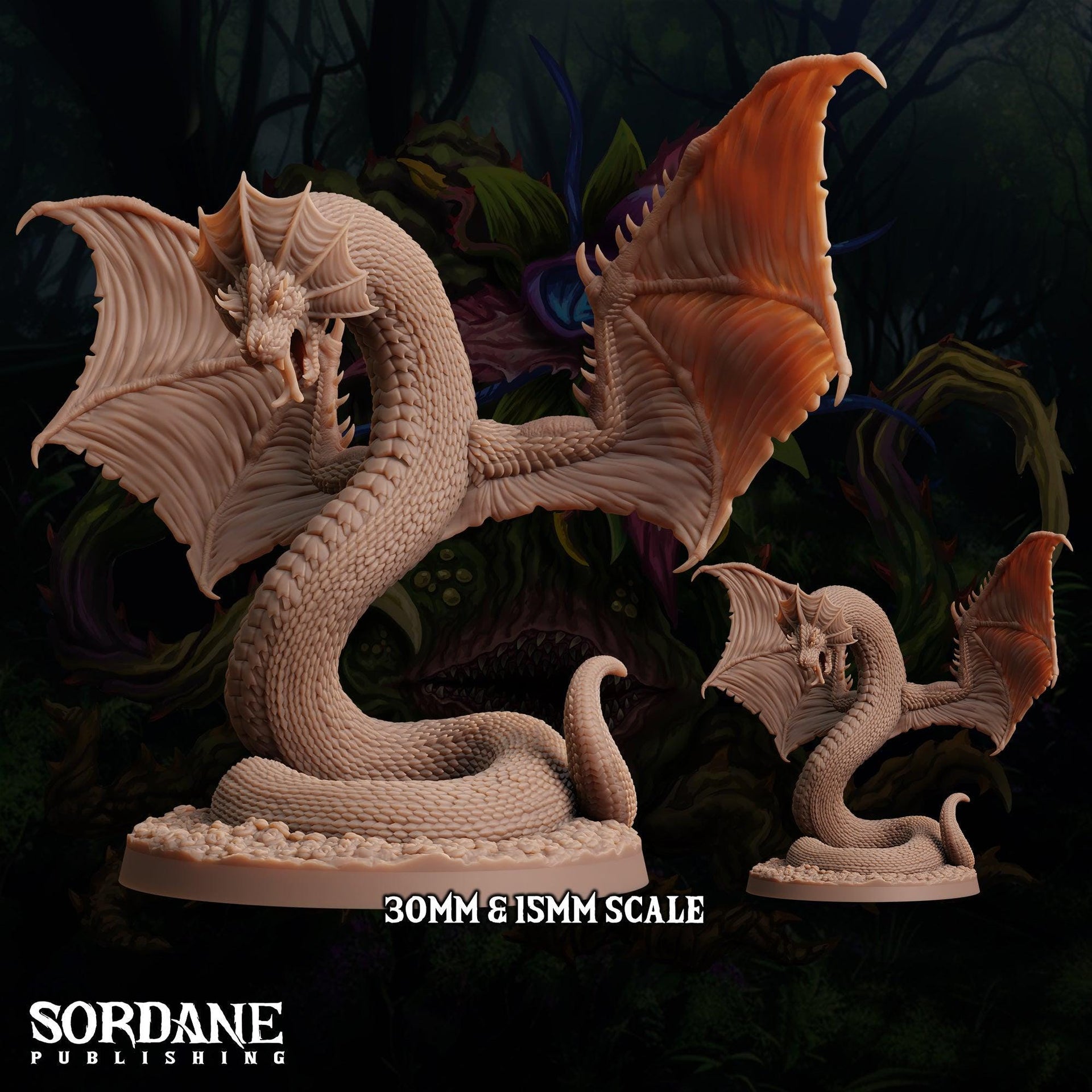 Rosewing Serpent - Sordane Publishing | 28mm and 32mm | Wargaming | DnD | Tabletop Roleplaying