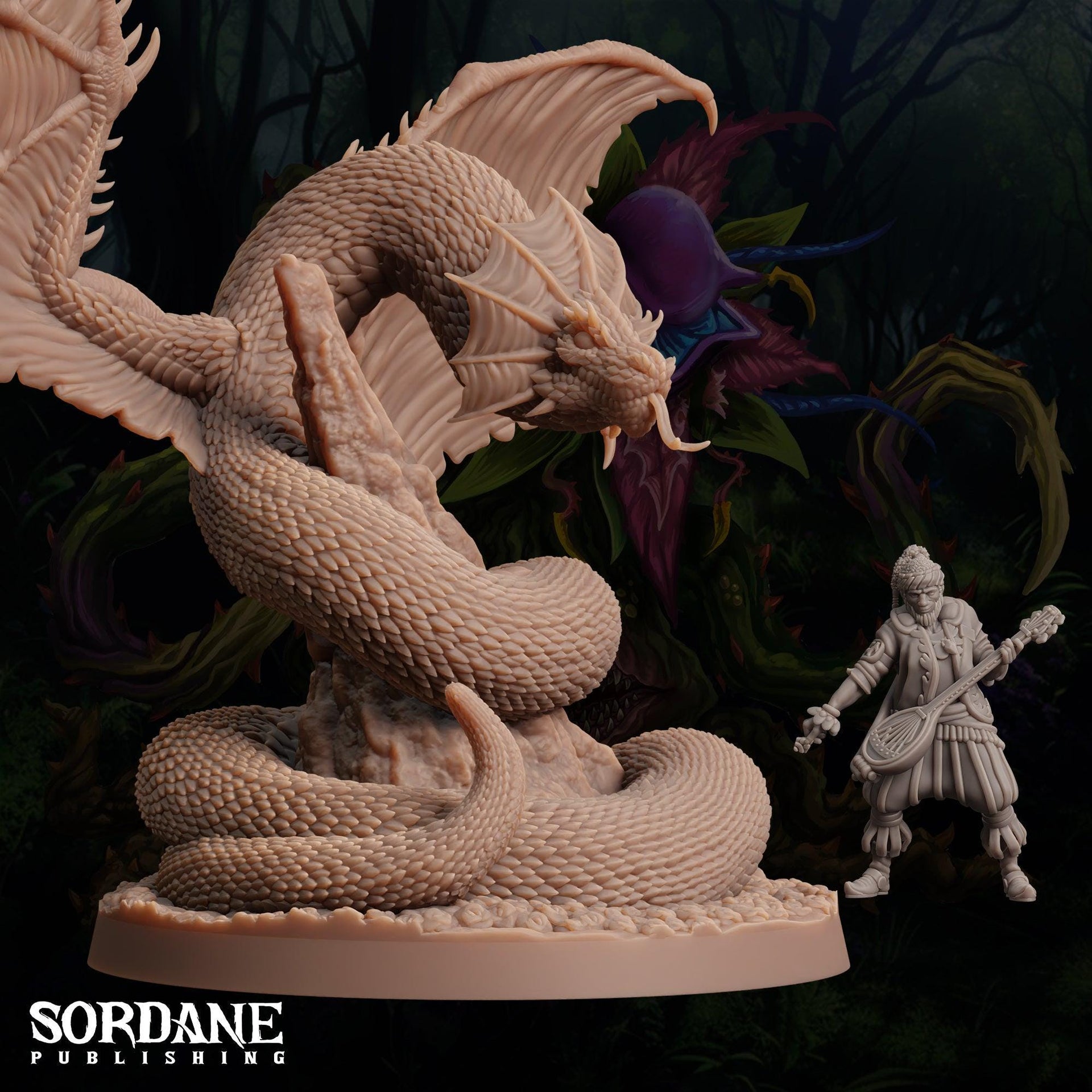 Rosewing Serpent - Sordane Publishing | 28mm and 32mm | Wargaming | DnD | Tabletop Roleplaying