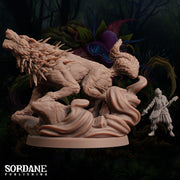 Fellthorn Stalkerr. Spiky Giant Wolf - Sordane Publishing | 28mm and 32mm | Wargaming | DnD | Tabletop Roleplaying