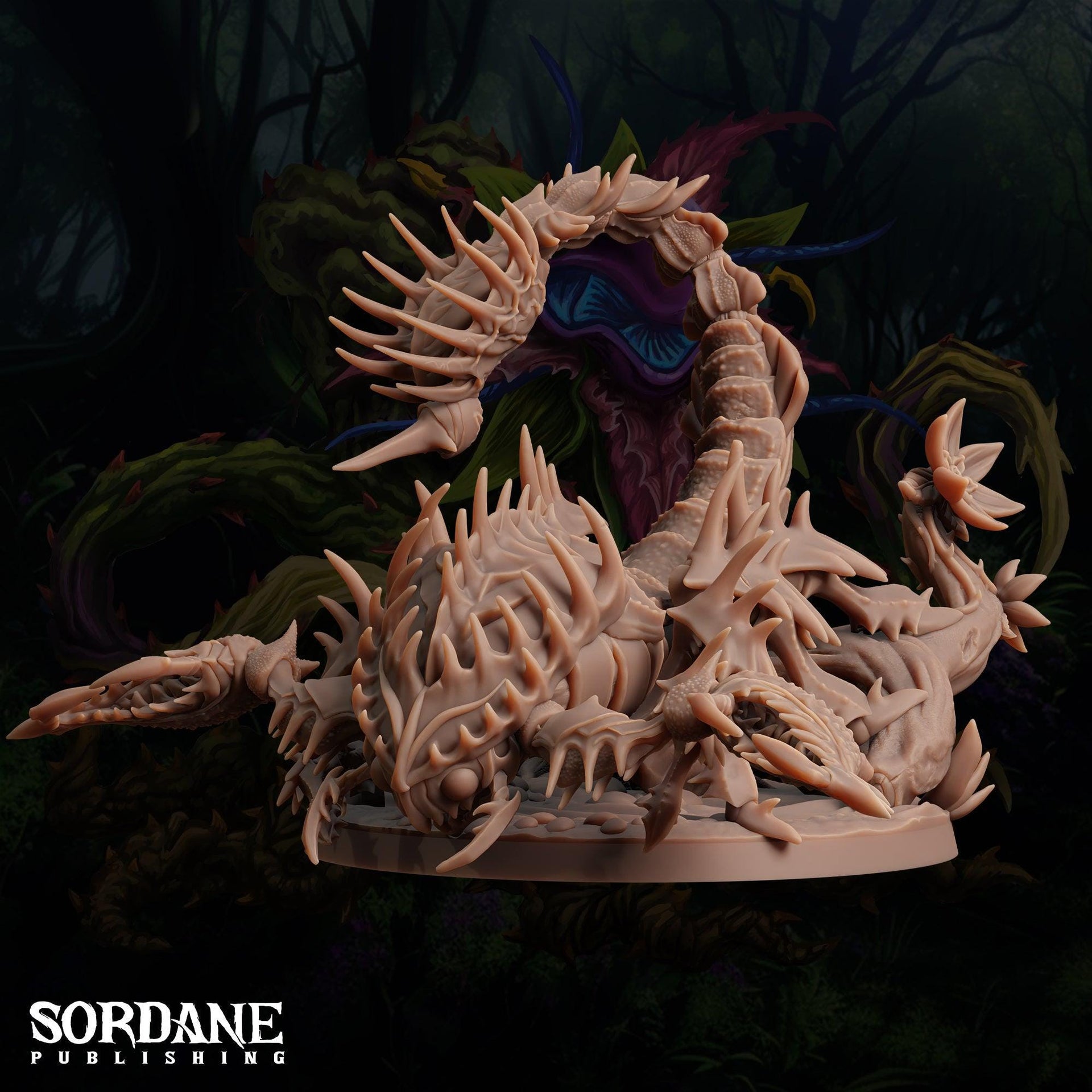 Dionaeatra Ravager. Venus Fly Trap Scorpion - Sordane Publishing | 28mm and 32mm | Wargaming | DnD | Tabletop Roleplaying