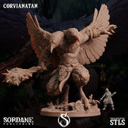 Corvianatan, Birdfolk Etin - Sordane Publishing | 28mm and 32mm | Wargaming | DnD | Tabletop Roleplaying